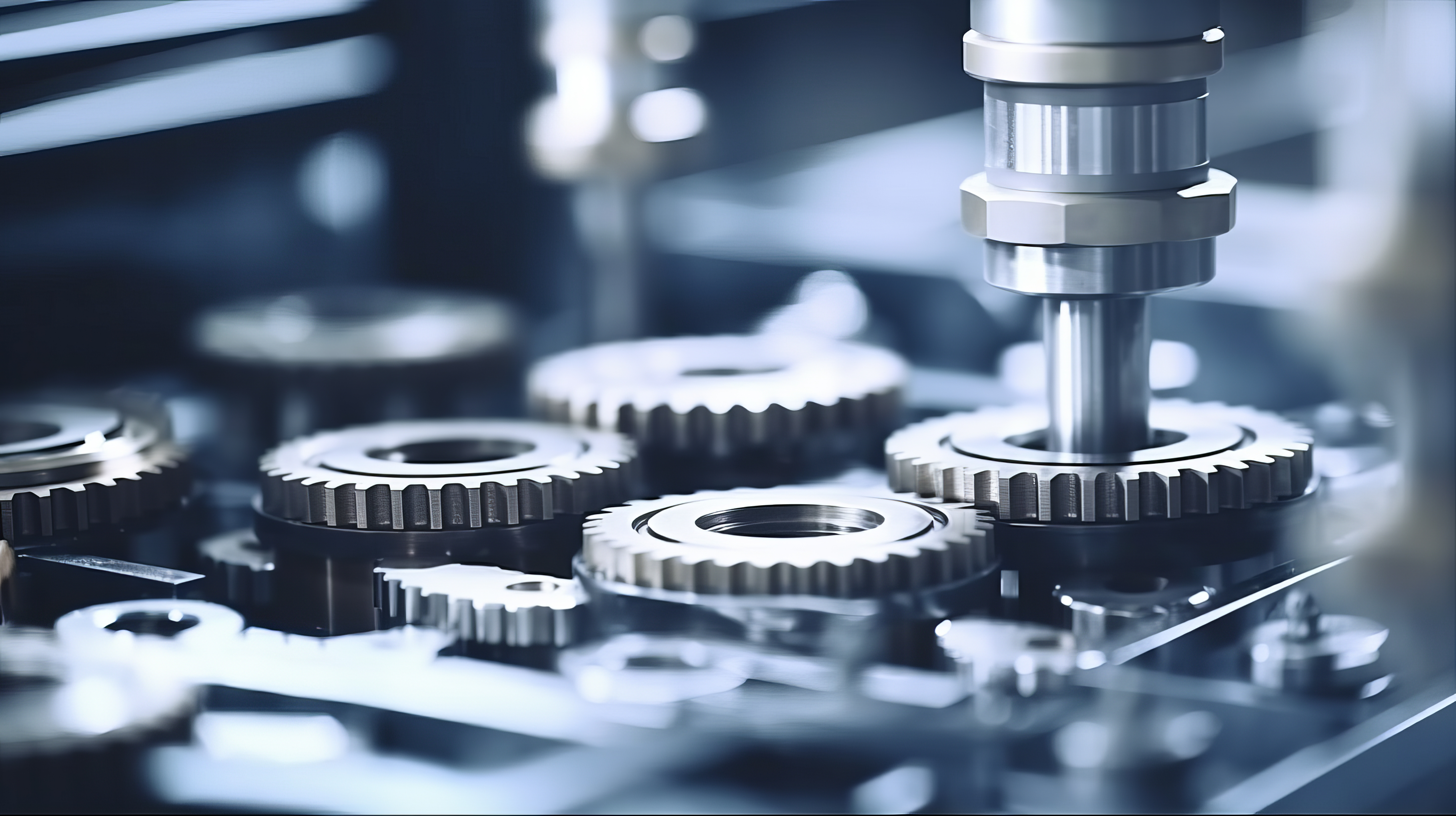 Evaluate a Manufacturing Partner.The manufacturing concept of transmission gear parts with automatic system.
